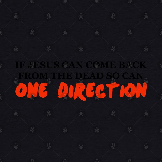 IF JESUS CAN COME BACK FROM THE DEAD SO CAN ONE DIRECTION by EmandEmHandmade